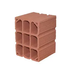Bloco Cerâmico, Marrom, 14x19x14cm
