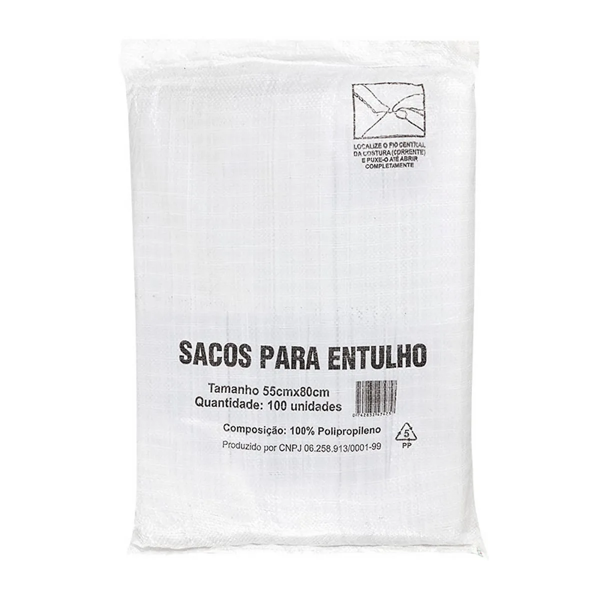 Kit Saco para Entulho Grande 55x80 Com 100, marca  - Foto 2