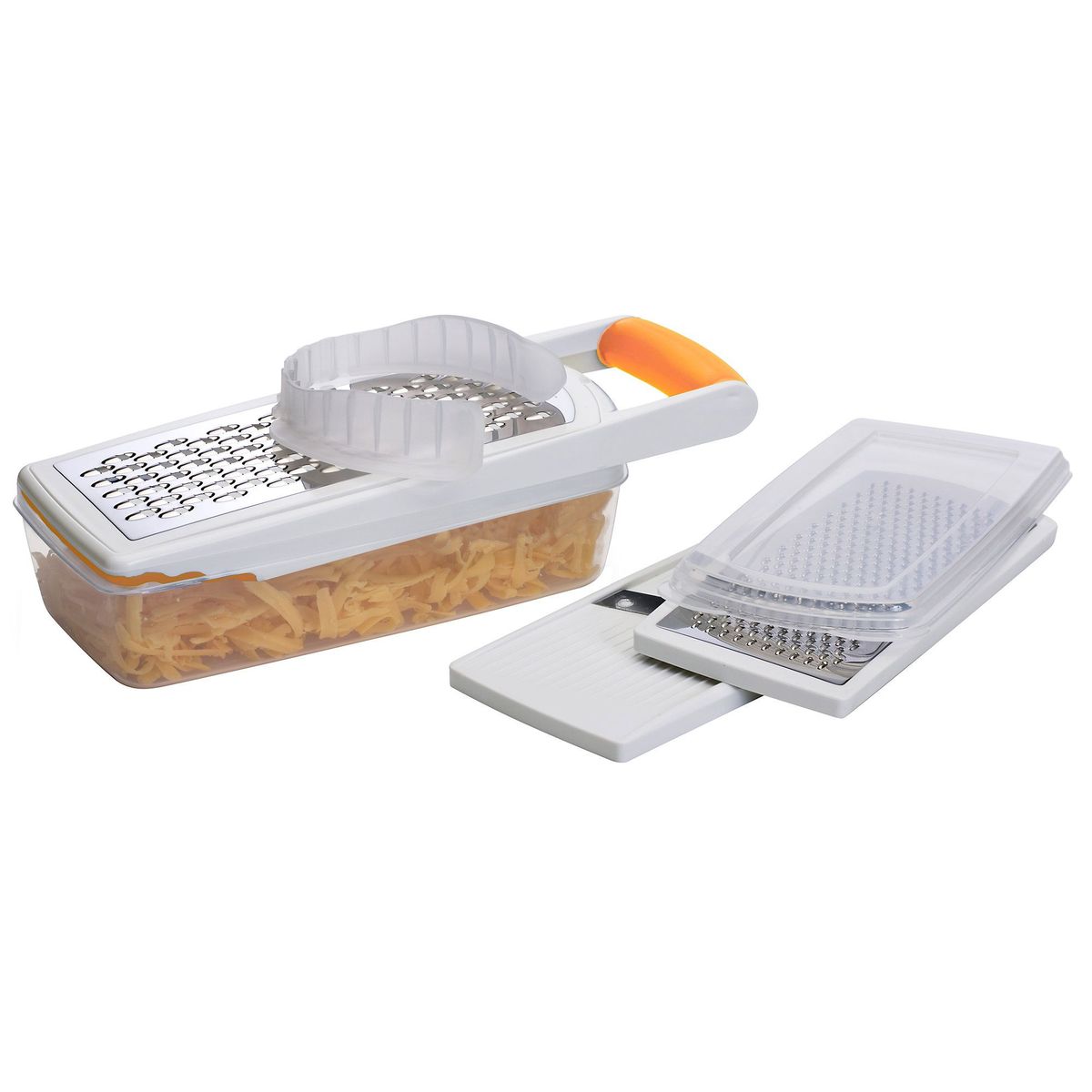 Ralador de Queijo e Vegetais Multiplo, Branco, marca Just Home Collection - Foto Principal