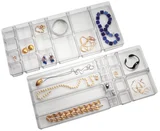 Porta Jóia/Bijoux Linus 44x20x7 cmo, Transparente 44,5x7x19,69cmm
