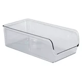 Organizador de Plástico para Dispensa 14cm Larg, Transparente 14x28x8,9cm