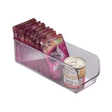 Organizador de Plástico para Dispensa-10cm Larg, Transparente 8,9x28x10,2cm