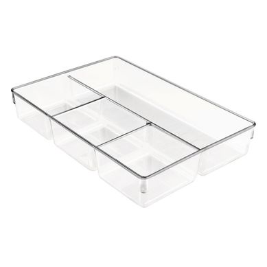 Organizador para Gaveta com 4 Compartimentos Transparente