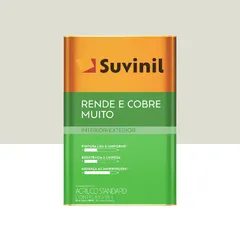 Tinta Fosco Interior Rende e Cobre Muito Standard 18L Gelo