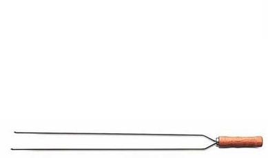 Espeto Duplo Inox 75 cm