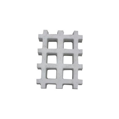 Pisograma Grade Retangular, Cinza, 43x33x7cm