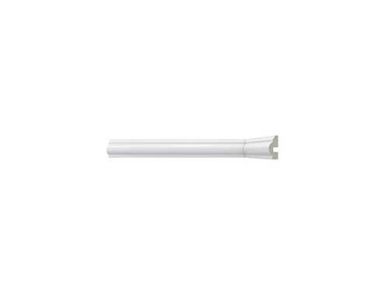 Rodameio Boiserie Moldurado Liso 2,9x1,4cm Barra 240cm Poliestireno Branco RM448