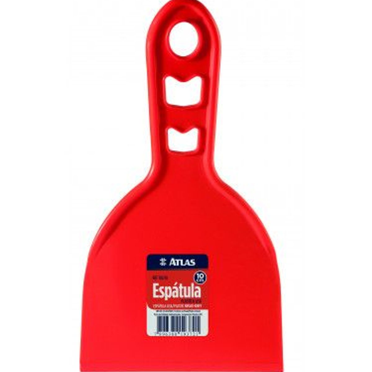 Espátula de Plástico Lisa 10cm REF-150/10 Branco, marca Atlas - Foto Principal