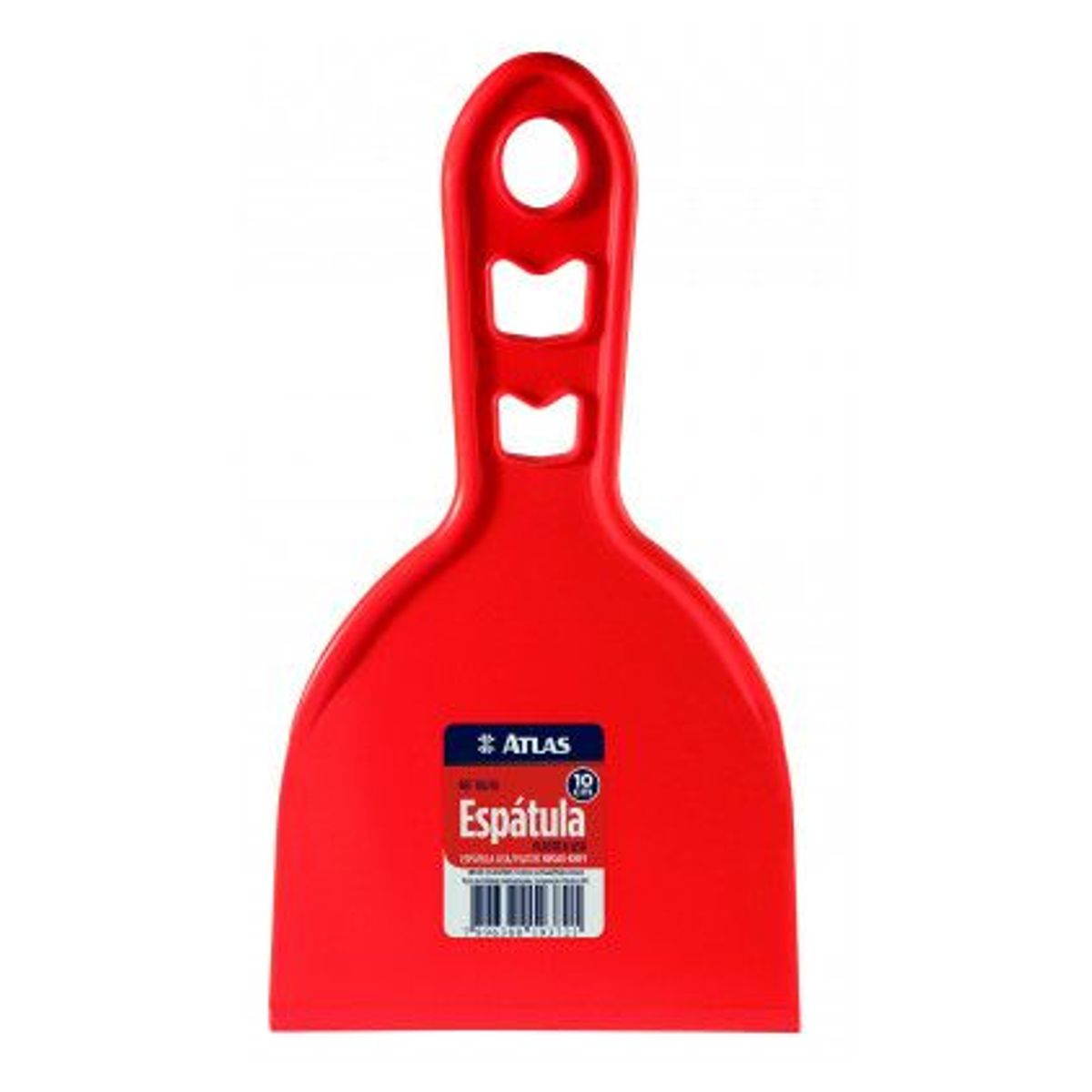 Espátula de Plástico Lisa 10cm REF-150/10 Branco, marca Atlas - Foto Principal