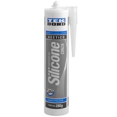 Silicone Acético, Cinza, 280g