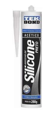 Silicone Actico, Preto, 280g