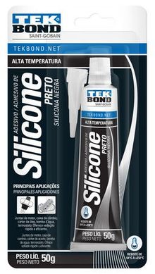 Silicone Actico Blister Alta, Preto, 50g
