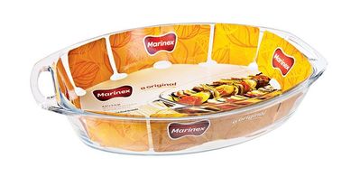 Assadeira Oval 4,2L Marinex Seletta Cristalino