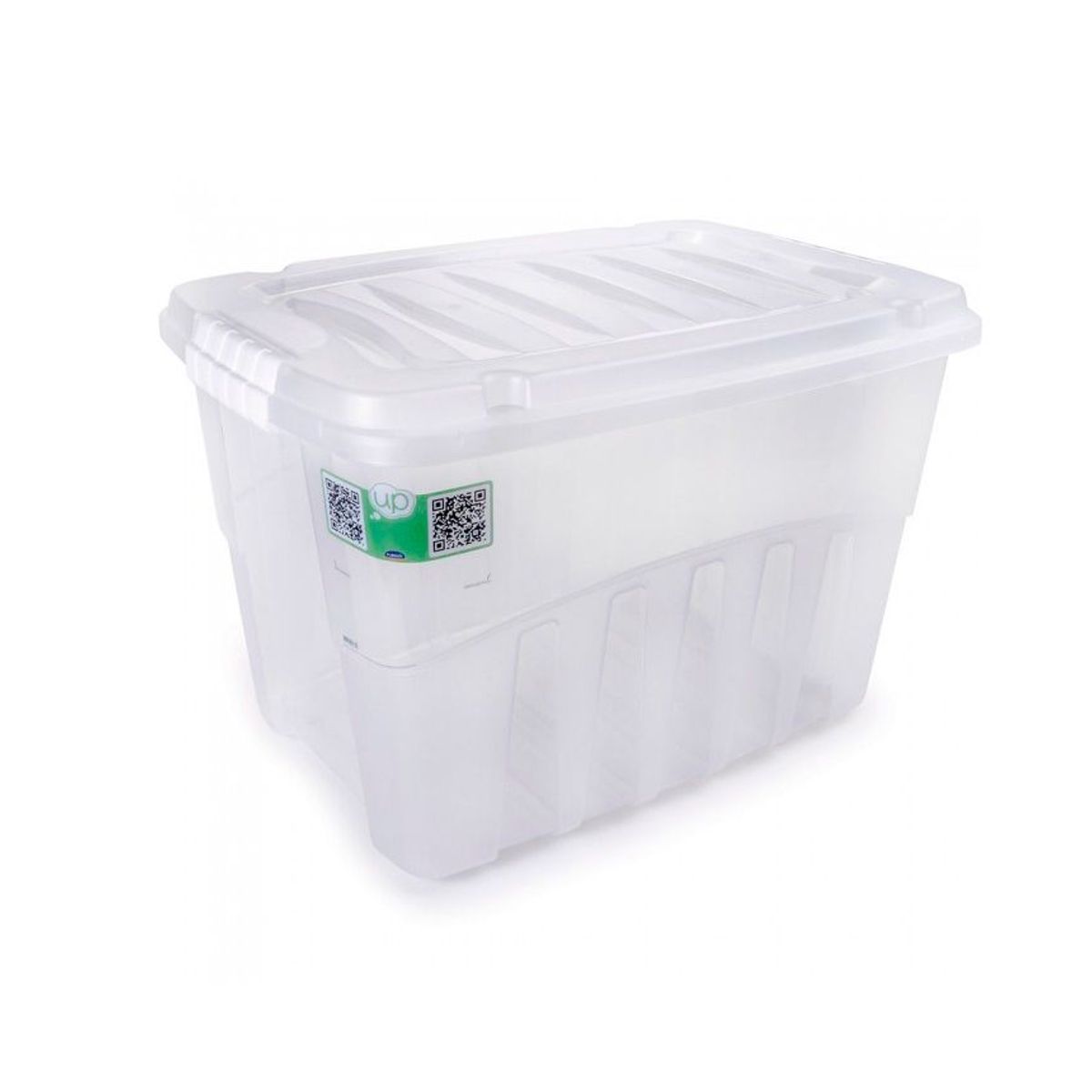Caixa Organizadora Plastico Transparente Gran Box 56L 55,5x40,3x36,5cm Plasutil, marca Plasútil - Foto 2