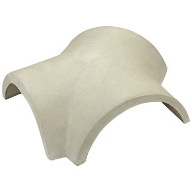Cumeeira 3 Vias Clssica 43,6x35,8cm Cinza Prola