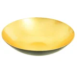 Tigela Redonda, Dourada, 35cm