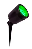 Espeto De Jardim 6108 com 19 LEDs Luz Verde Articulados Bivolt 2W Preto