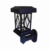 Luminária Solar Baliza Lampiao Led Branco, Preto