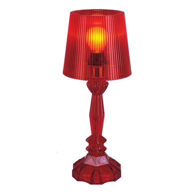 Abajur em Acrlico, Vermelho