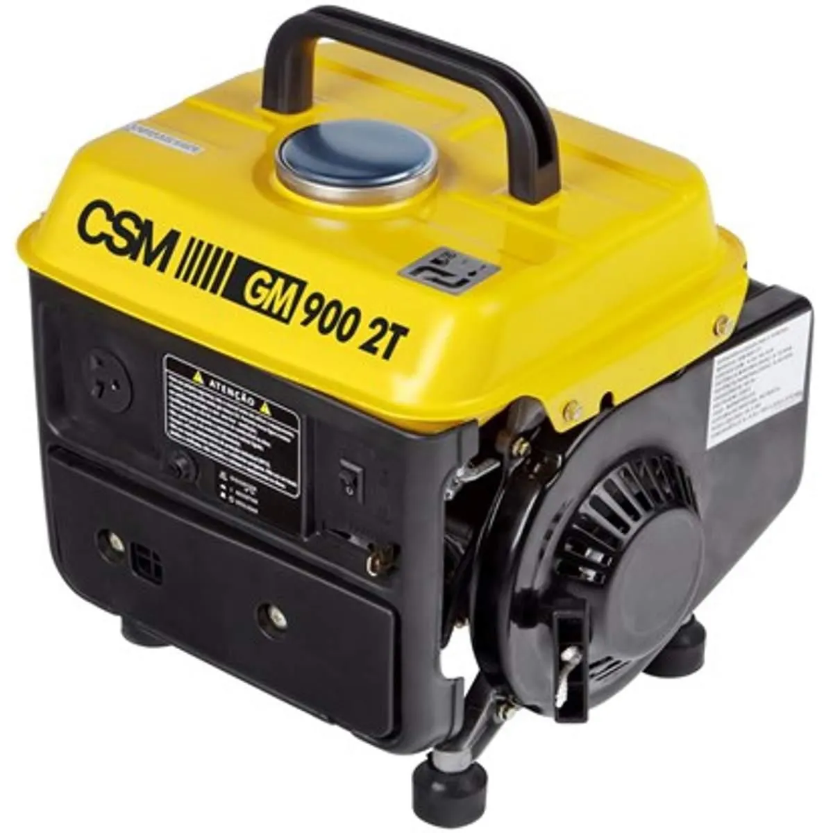 Gerador Portatil a Gásolina Gm 900 2T 220V Amarelo, marca CSM - Foto Principal