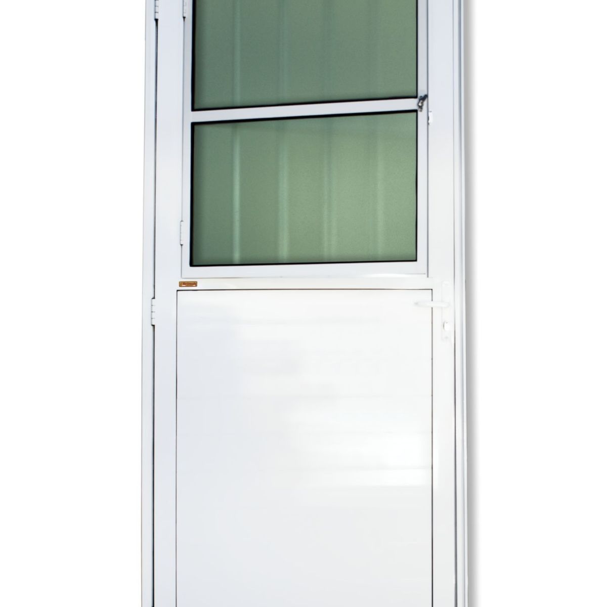 Porta Postigo Lambri Alumínio Branco Direita 210x86x4,6cm Super 25, marca Brimak - Foto Principal