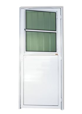 Porta Postigo Lambri Alumnio Branco Esquerda 210x86x4,6cm Super 25