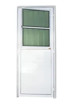 Porta Postigo Lambri Alumínio Branco Esquerda 210x86x4,6cm Super 25