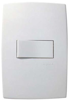 Conjunto Interruptor Simples 4X2 10A Pialplus Branco