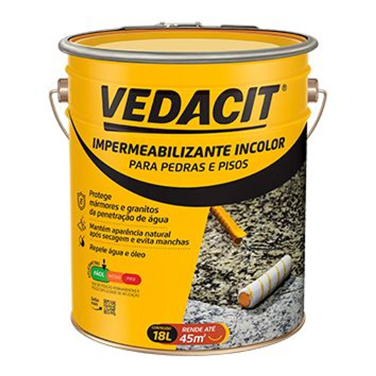 Impermeabilizante Incolor para Pedras e Pisos Balde 18 Litros Vedacit, marca Vedacit - Foto Principal
