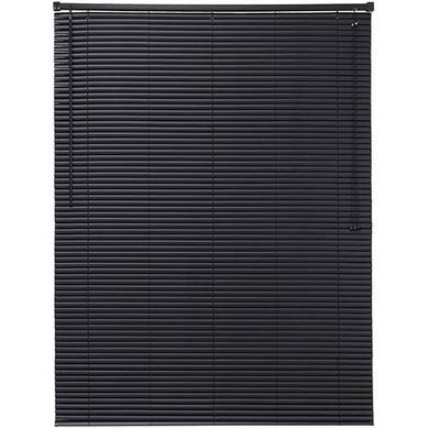 Persiana PVC Preto 25mm 140x130cm