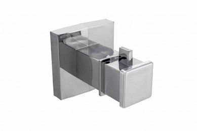 Cabide Quadrado Euro Cromado Aquapls