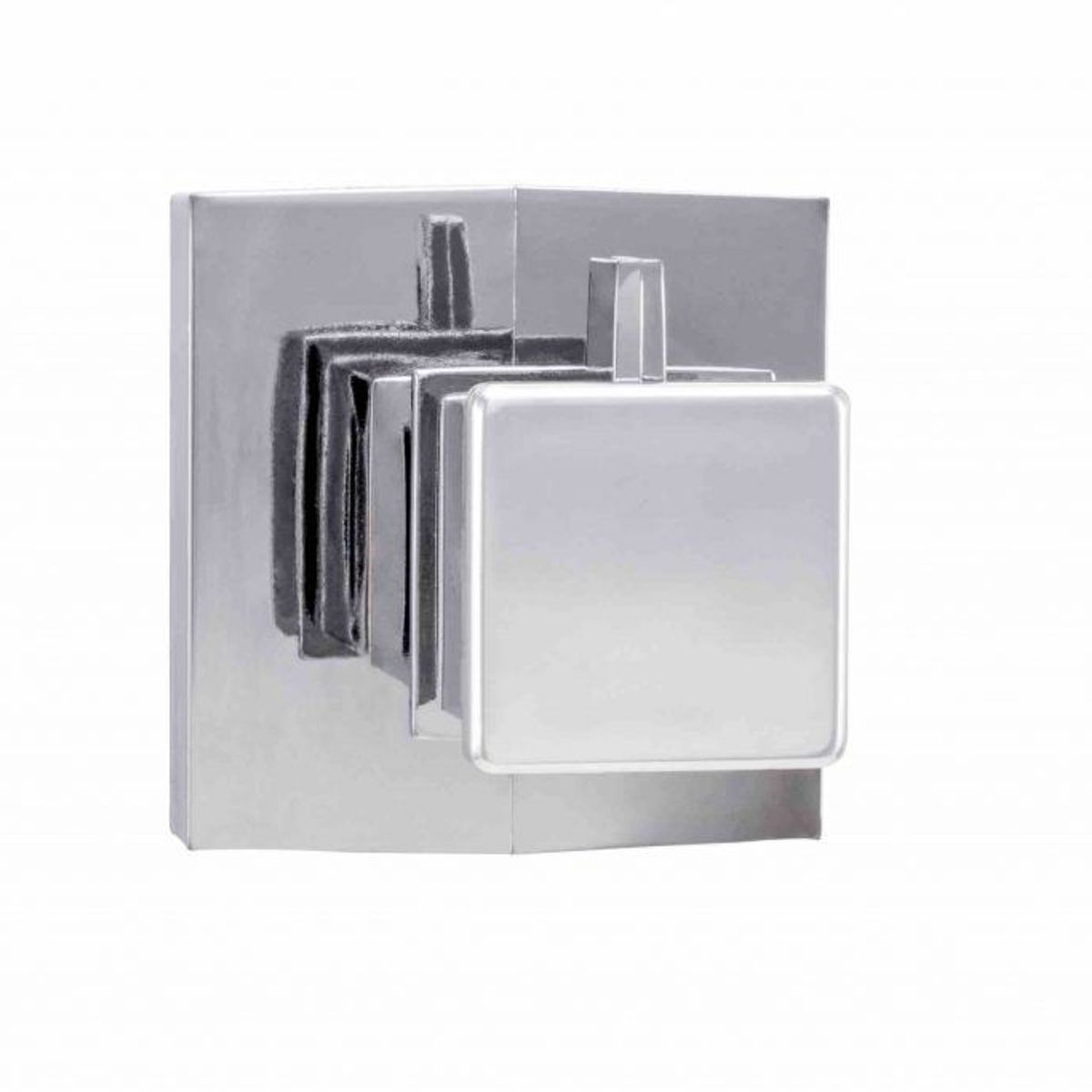 Cabide Quadrado Euro Cromado Aquaplás, marca Aquaplás - Foto 2