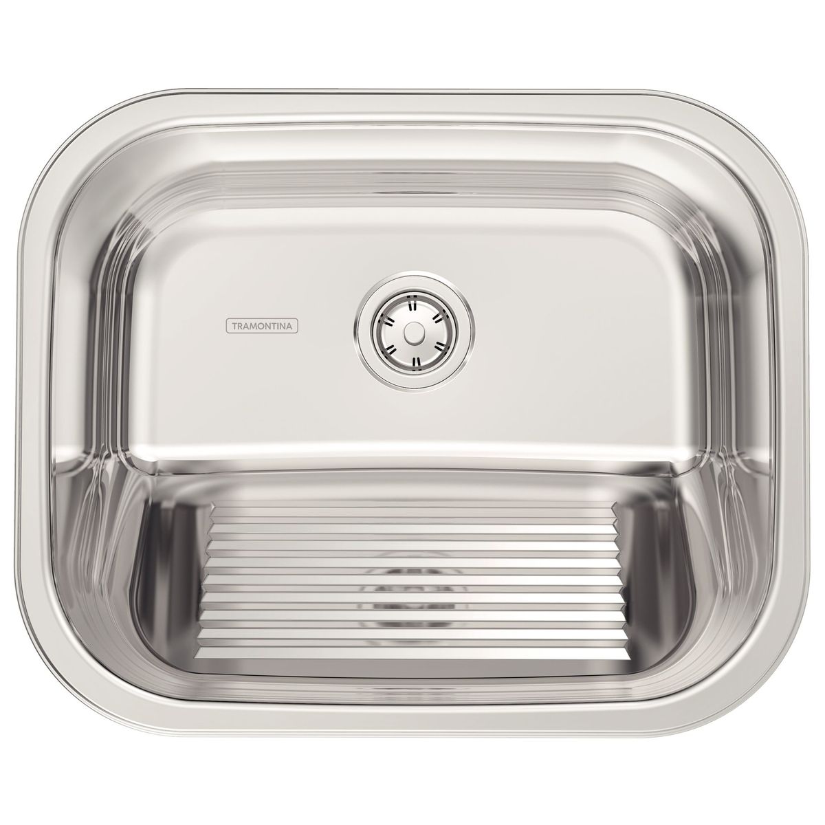 Tanque Encaixe Aco Inox 50x40 Po Inox, marca Tramontina - Foto Principal