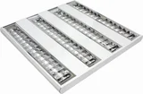 Luminária de Sobrepor TD 60 LED 4x10W 6500K Aletada Bivolt Branco