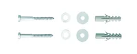 Conjunto Com 2 Parafusos Para Lavatório Com Bucha 8mm