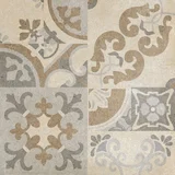 Porcelanato Esmaltado London Deco 52x52cm Bege