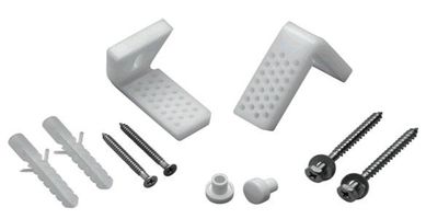 Kit de Fixao em L para Bacia com Fixao L Cromado