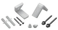 Kit de Fixação em L para Bacia com Fixação L Cromado