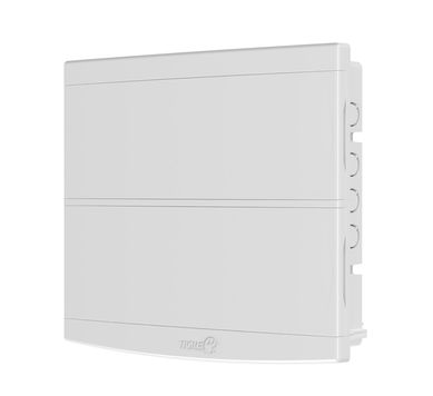 Quadro de Deistribuio de Embutir Slim Branco para 32 Disjuntores