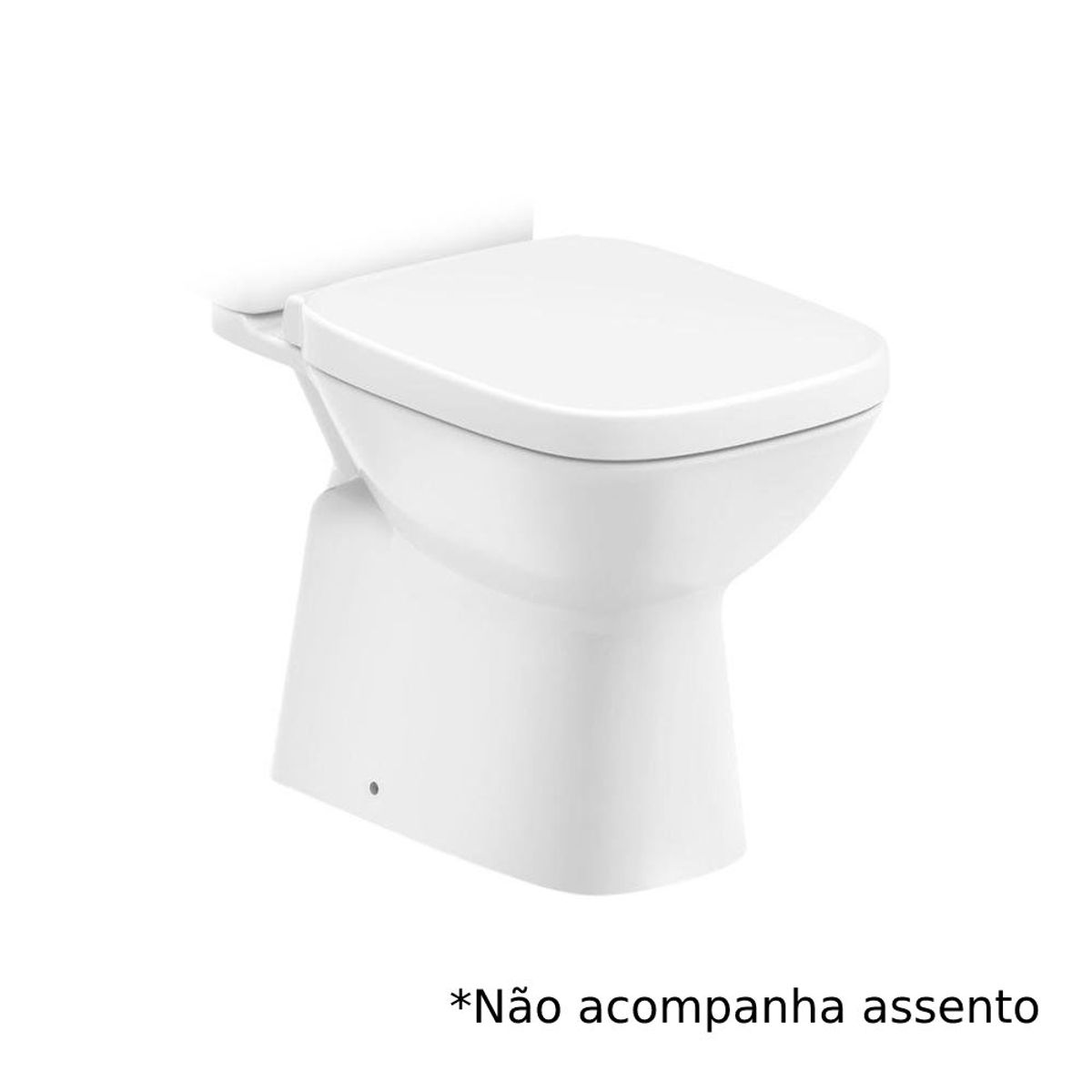 Vaso Sanitário para Caixa Acoplada com Saída Sifônica Debba Branco Roca, marca Roca - Foto 2