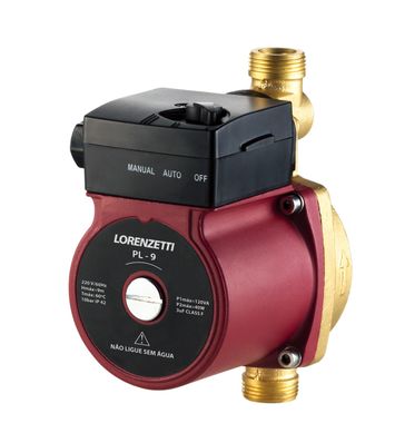 Bomba Pressurizadora Pl9 9MCA 1500L/H 1 Ponto de Consumo 127V
