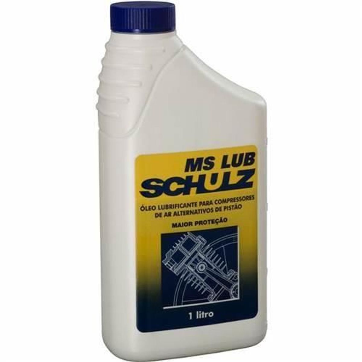 Óleo Ms Lubrificante 1L Branco, marca Schulz - Foto Principal