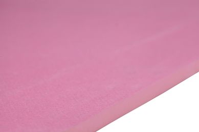 Placa de Gesso Resistente ao Fogo 12,5mm 120x180cm Rosa Placo