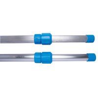 Cabo Telescpico de Alumnio para Piscina 3m Azul e Branco 