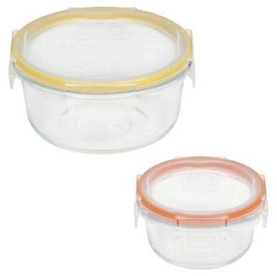 Conj 2 potes de vidro red Total Solution