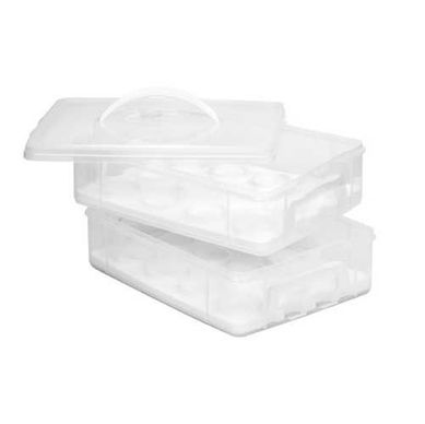 Recipiente plastico para cupcakes