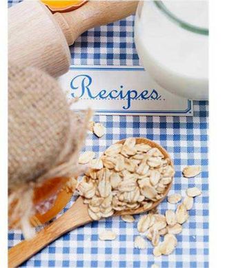 Tela Recipes Cereal, Colorido, 30x40