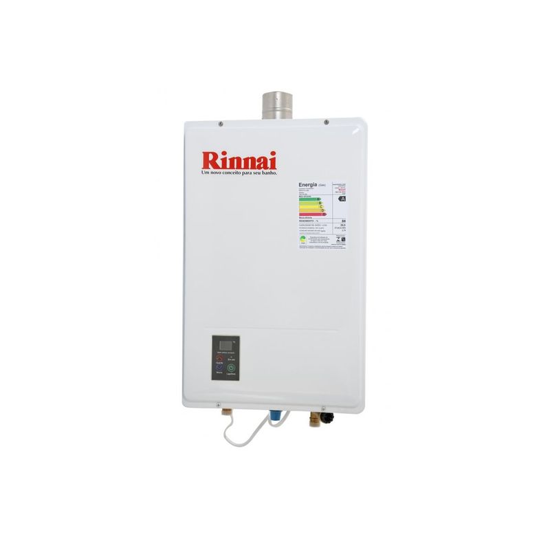 Aquecedor de Água a Gás Rinnai 23L Reu 1602 Feh GPL Bivolt