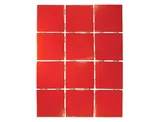 Revestimento Cereja REF-3040 10x10cm Caixa 1,95m² Vermelho Claro