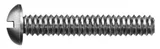 Parafuso Maquina Cabeça Chata 3/16x1.1" Prata